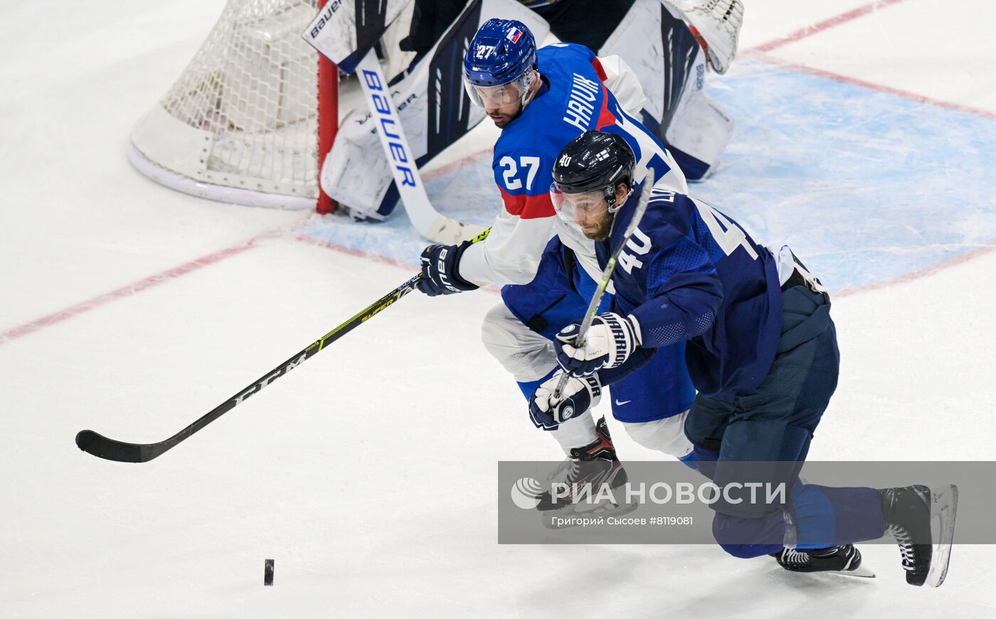 Олимпиада-2022. Хоккей. Мужчины. Матч Финляндия - Словакия