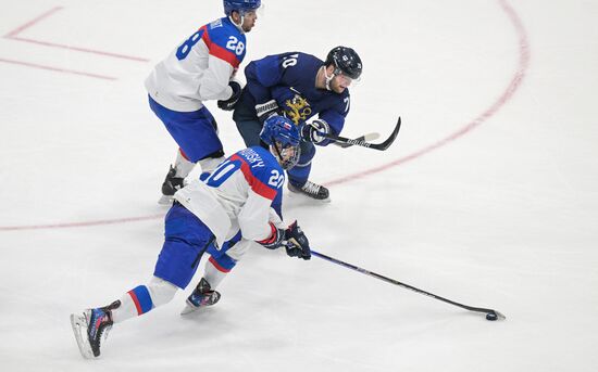 Олимпиада-2022. Хоккей. Мужчины. Матч Финляндия - Словакия