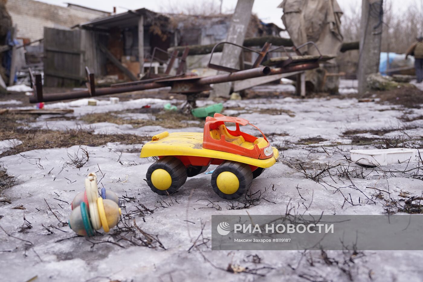 Ситуация вблизи передовой в Луганской области