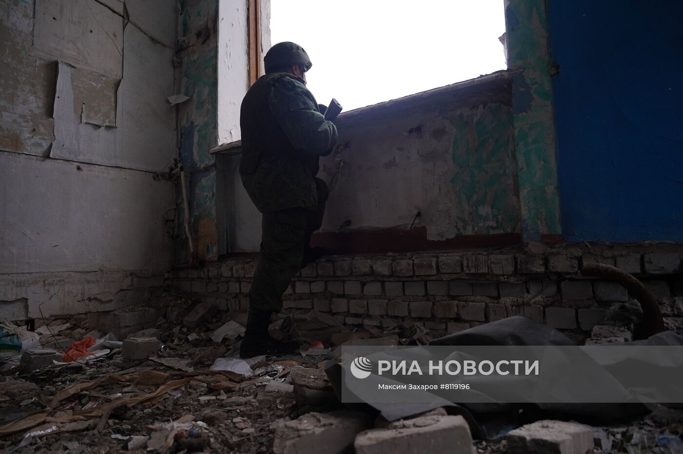 Ситуация вблизи передовой в Луганской области