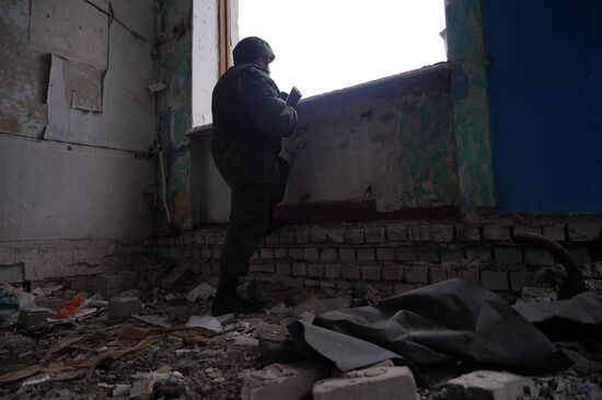 Ситуация вблизи передовой в Луганской области