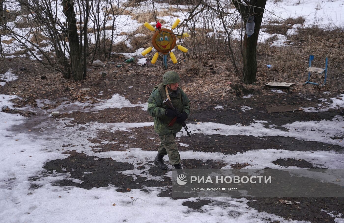 Ситуация вблизи передовой в Луганской области