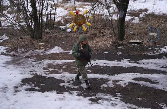 Ситуация вблизи передовой в Луганской области