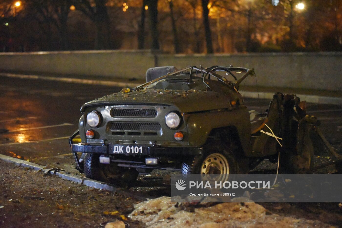 Взрыв в центре Донецка