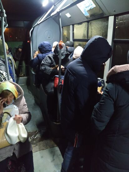 Эвакуация граждан Донецкой народной республики