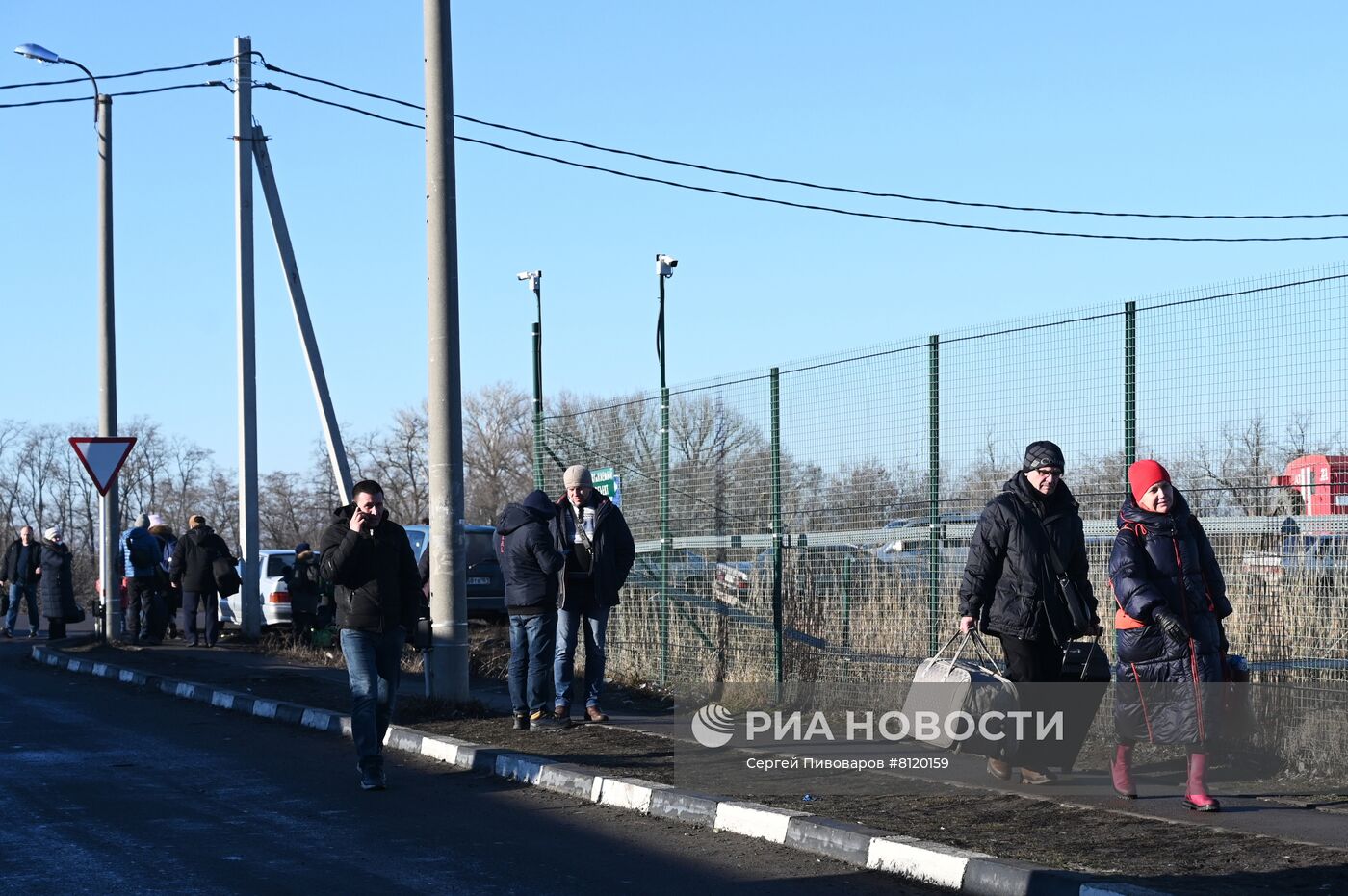 Ситуация на КПП "Матвеев Курган" в Ростовской области