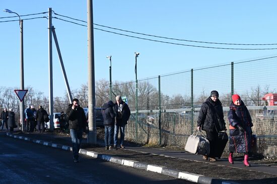 Ситуация на КПП "Матвеев Курган" в Ростовской области