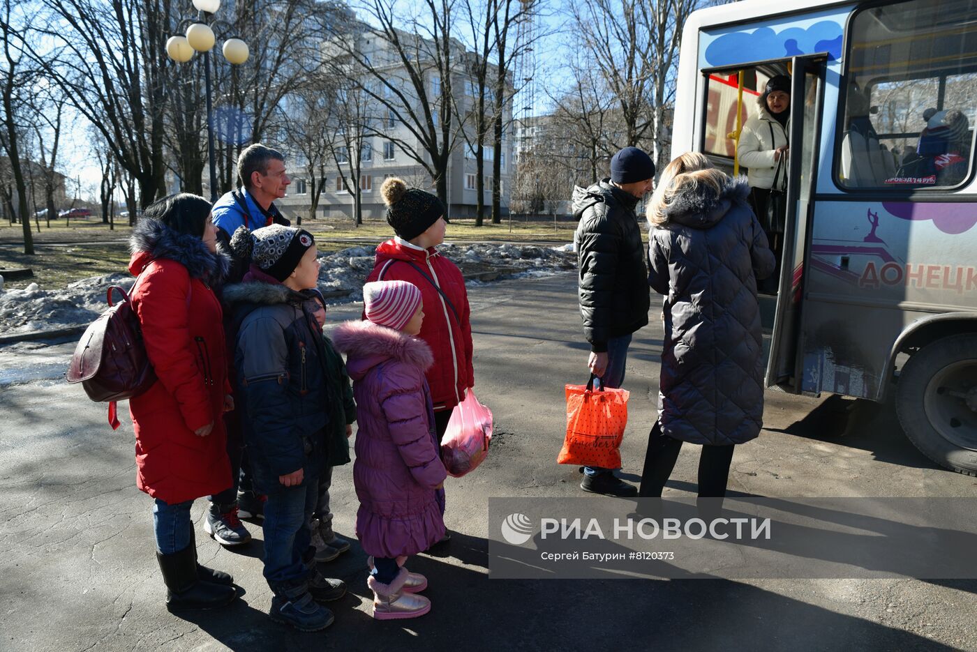 Эвакуация граждан из ДНР и ЛНР