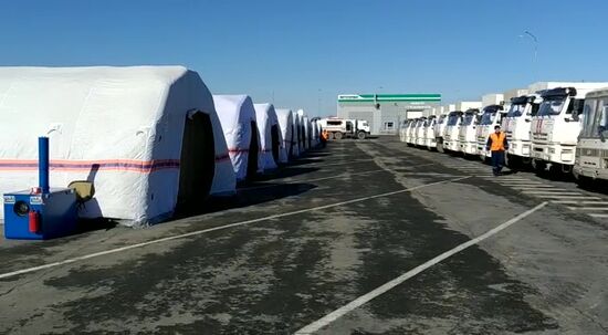 Ситуация на КПП "Матвеев Курган" в Ростовской области