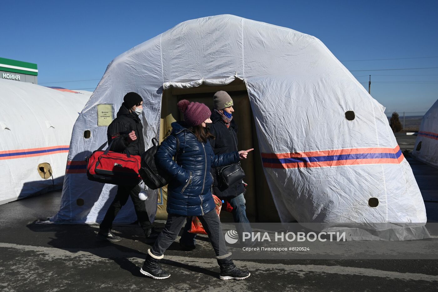 Ситуация на КПП "Матвеев Курган" в Ростовской области