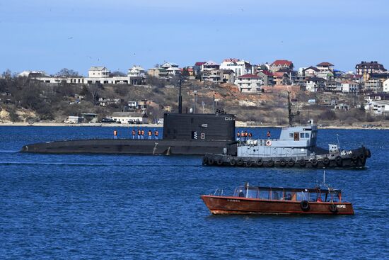 Учения сил стратегического сдерживания на Черноморском флоте