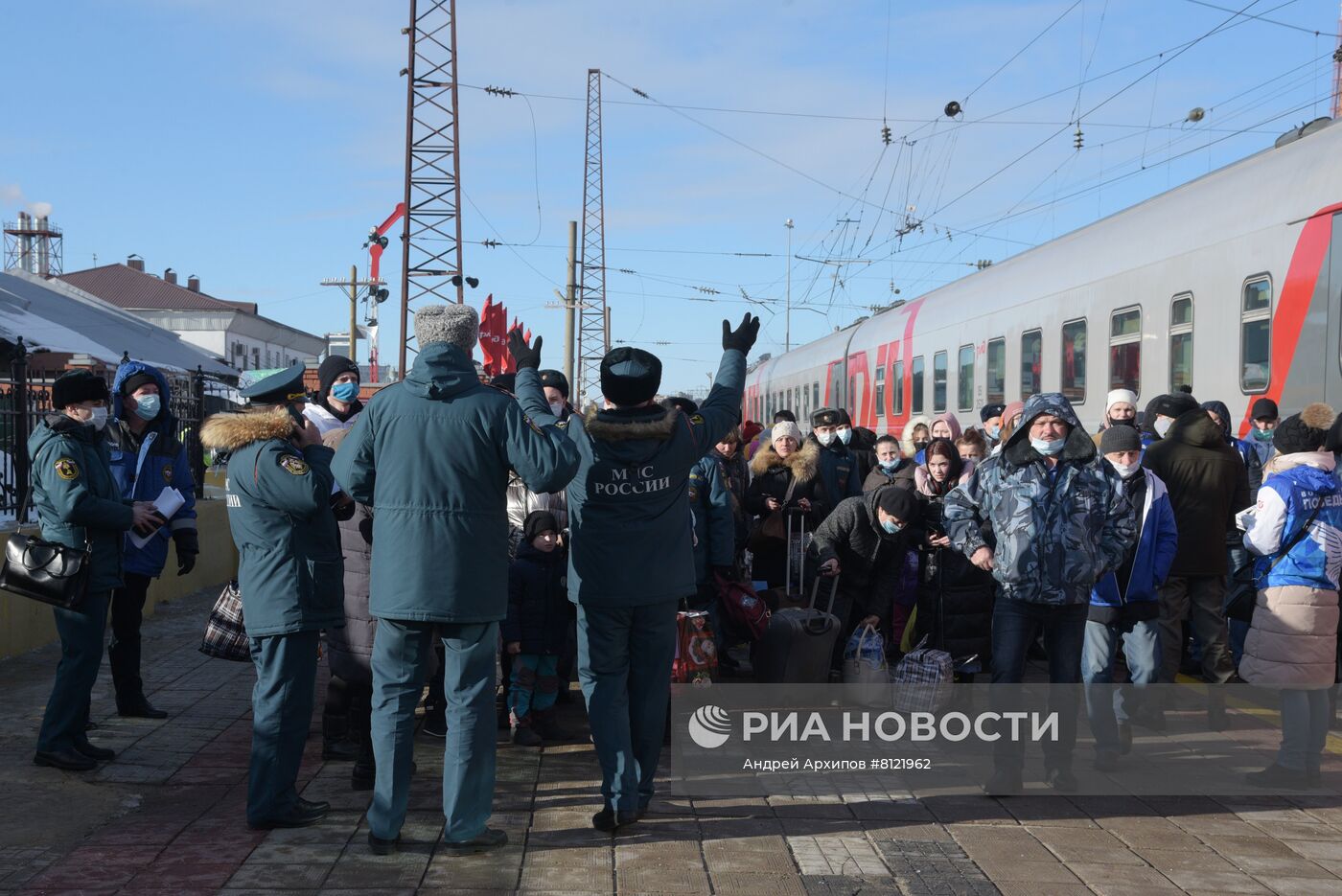 Прибытие беженцев из Донбасса в Воронежскую область