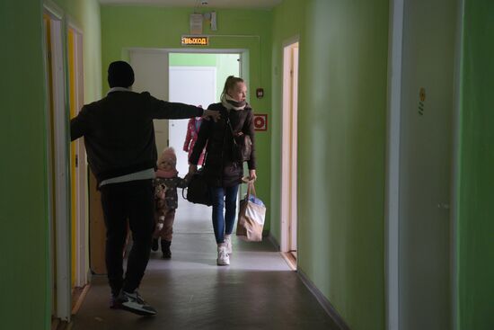 Прибытие беженцев из Донбасса в Воронежскую область