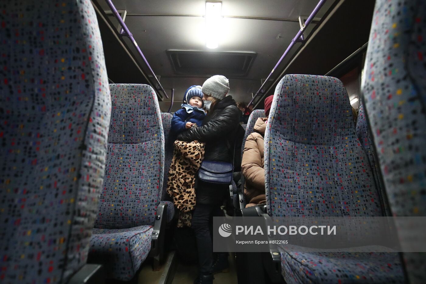 Прибытие беженцев из ДНР и ЛНР в Волгоградскую область