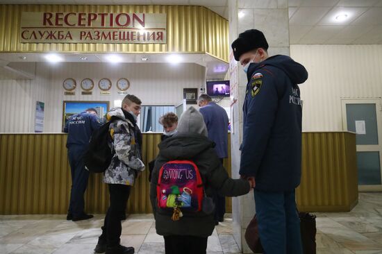 Прибытие беженцев из ДНР и ЛНР в Волгоградскую область