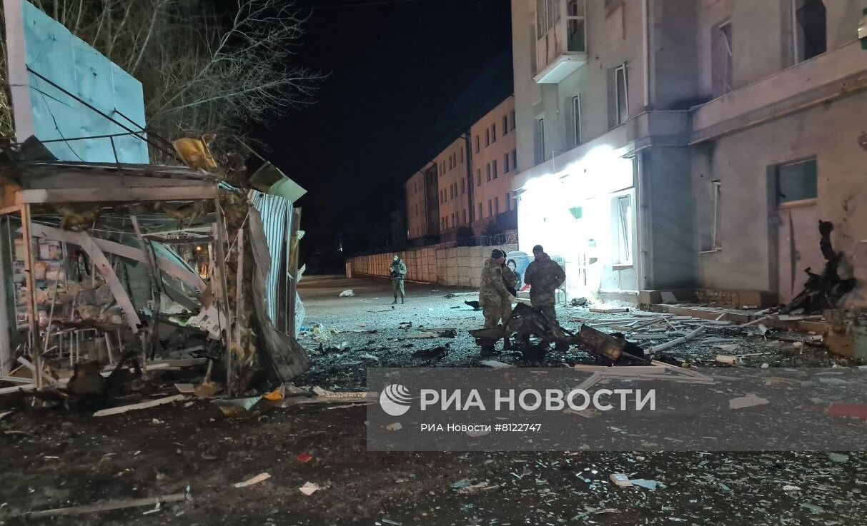Взрыв в Луганске