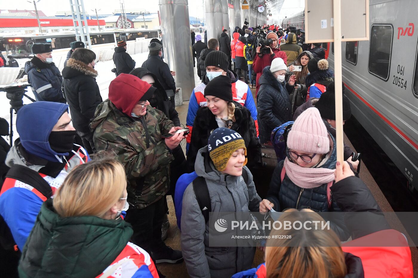 Прибытие эвакуированных жителей ДНР и ЛНР в Подмосковье