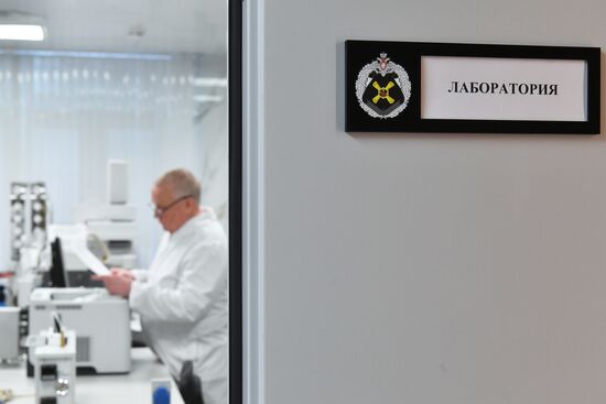 Открытие нового военно-научного комплекса войск РХБ защиты в 27 Научном центре Минобороны