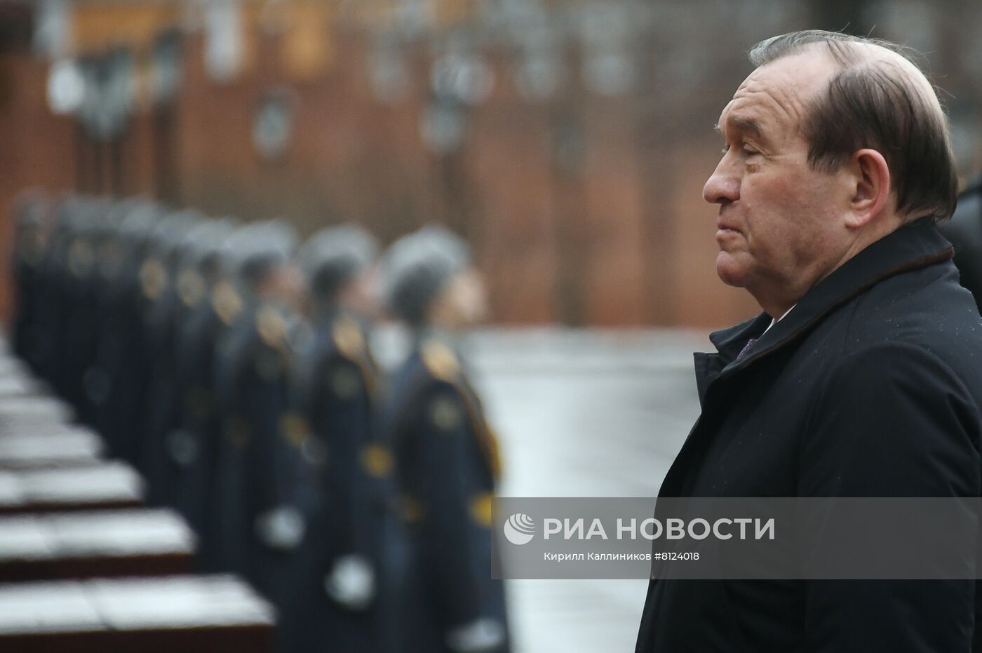 Возложения цветов в честь 23 февраля 