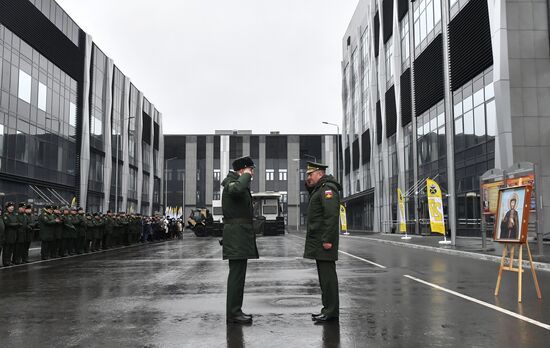 Открытие нового военно-научного комплекса войск РХБ защиты в 27 Научном центре Минобороны