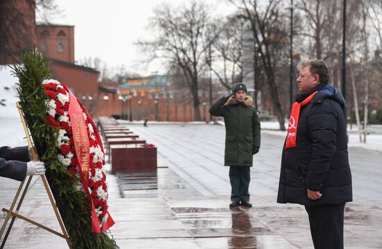 Возложения цветов в честь 23 февраля 