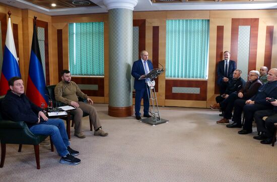 Пресс-конференция главы ДНР Д. Пушилина