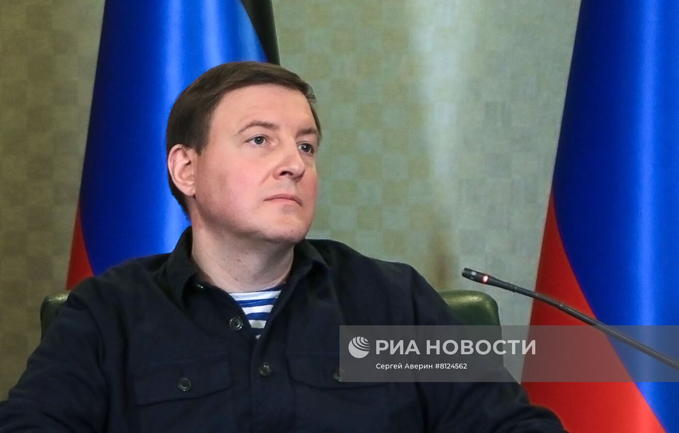 Пресс-конференция главы ДНР Д. Пушилина