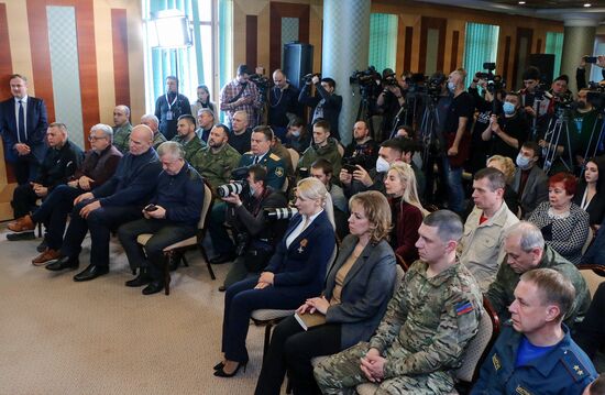 Пресс-конференция главы ДНР Д. Пушилина