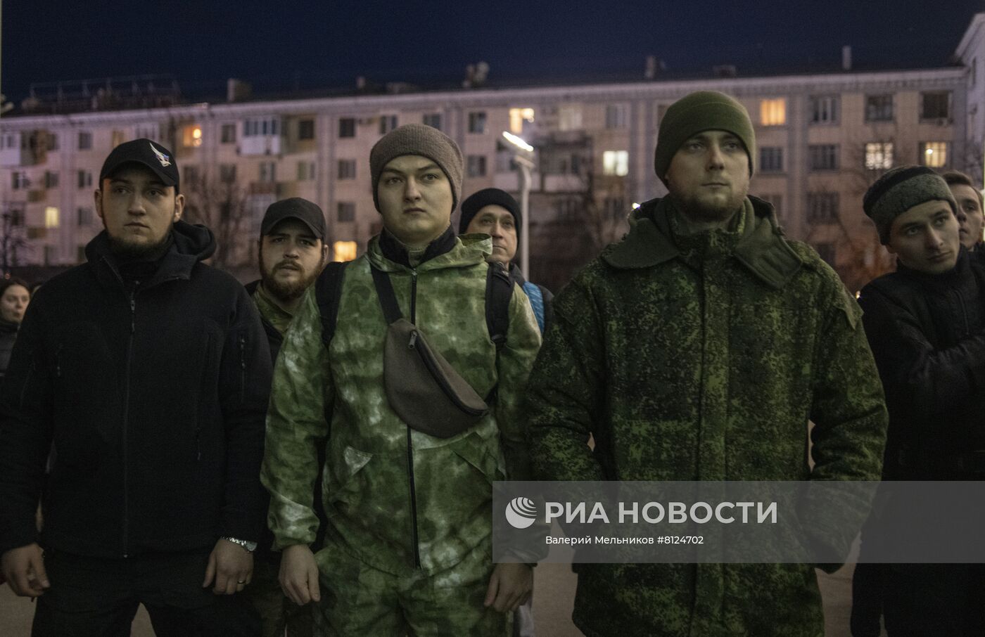 Мобилизационный пункт в Луганске 