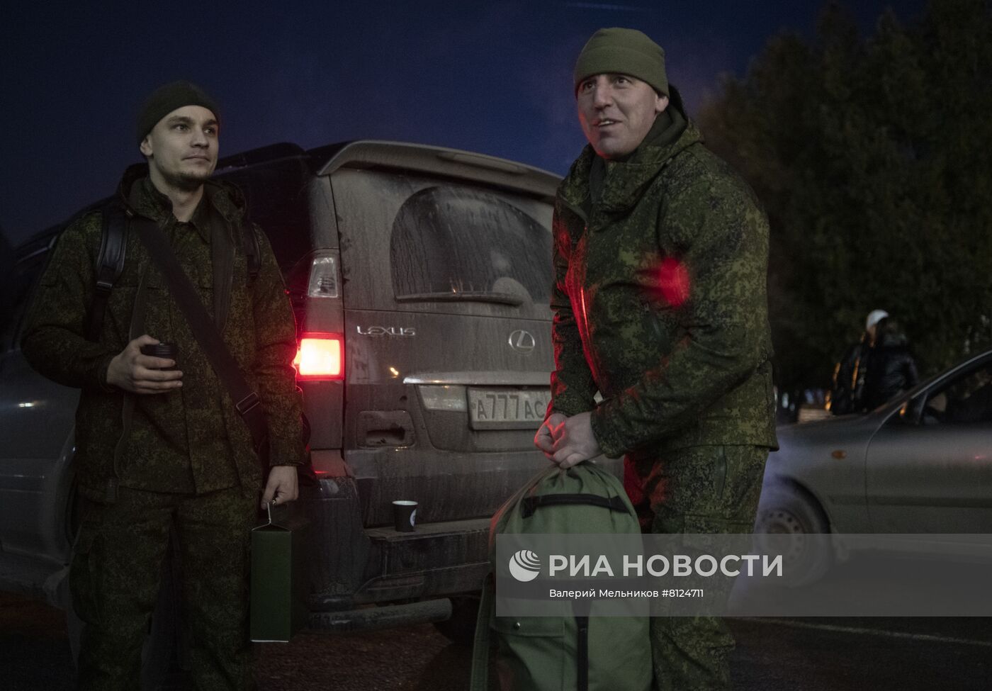 Мобилизационный пункт в Луганске 