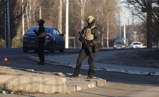 Снаряд на территории наркологического диспансера в Белгороде 