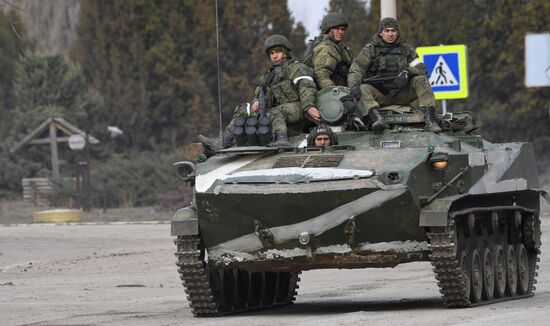 Ситуация на границе Крыма с Украиной