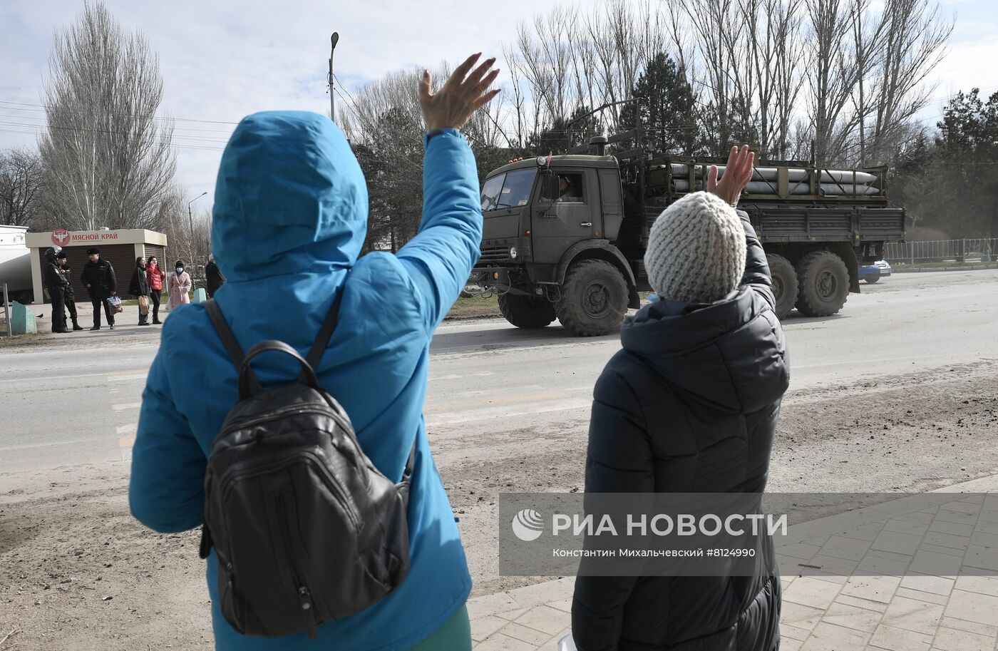 Ситуация на границе Крыма с Украиной