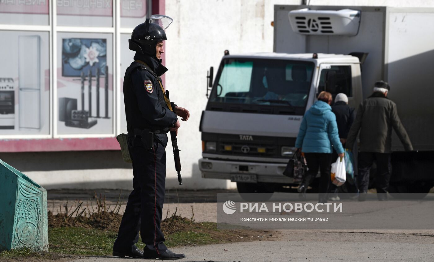 Ситуация на границе Крыма с Украиной