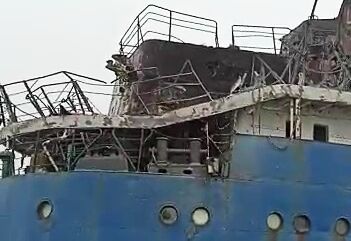 Грузовое судно подверглось ракетному обстрелу ВСУ в Азовском море