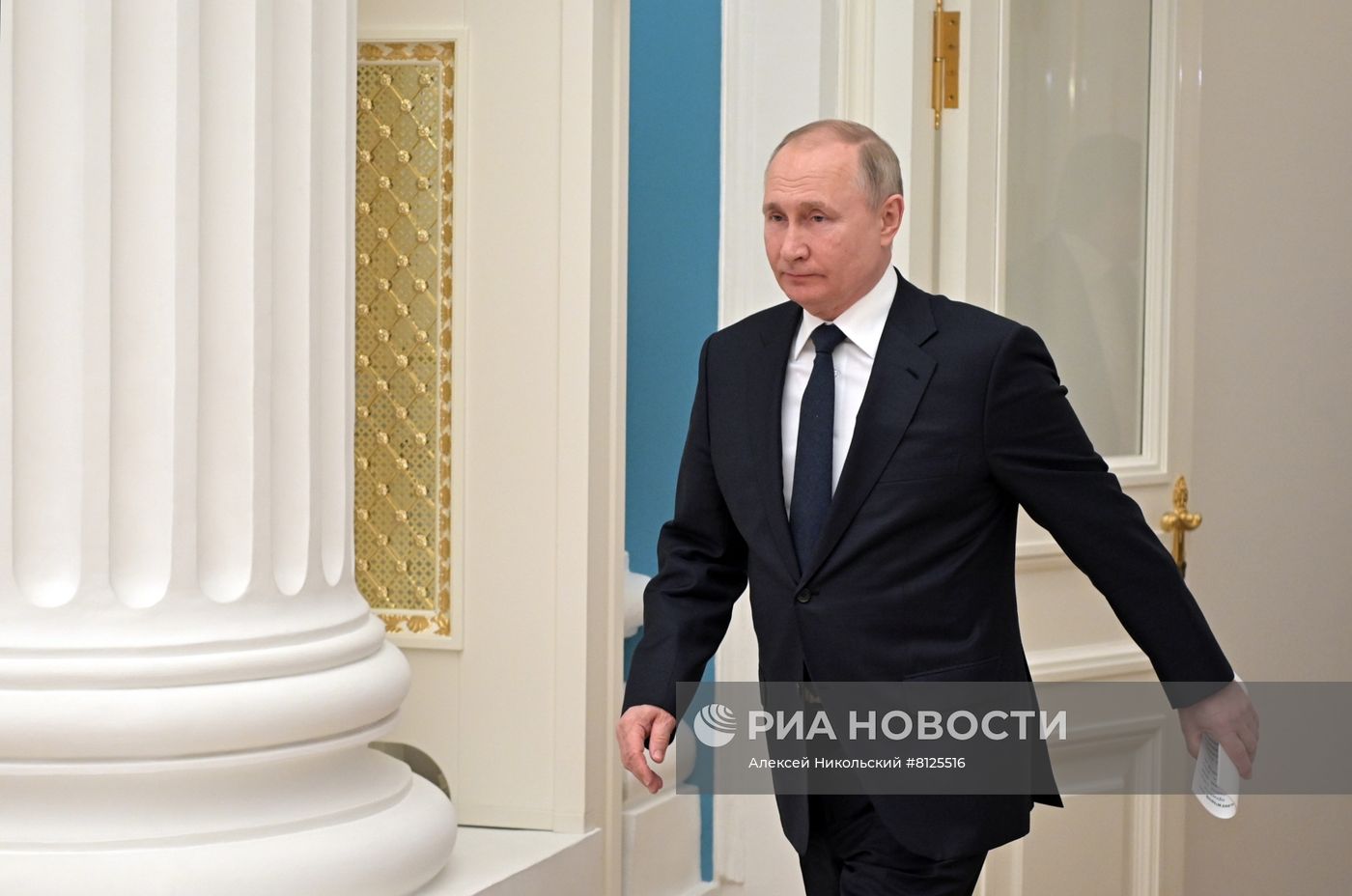 Встреча президента РФ В. Путина с представителями российских деловых кругов