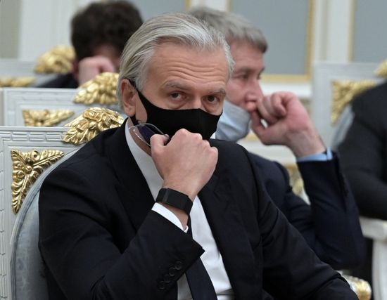 Встреча президента РФ В. Путина с представителями российских деловых кругов