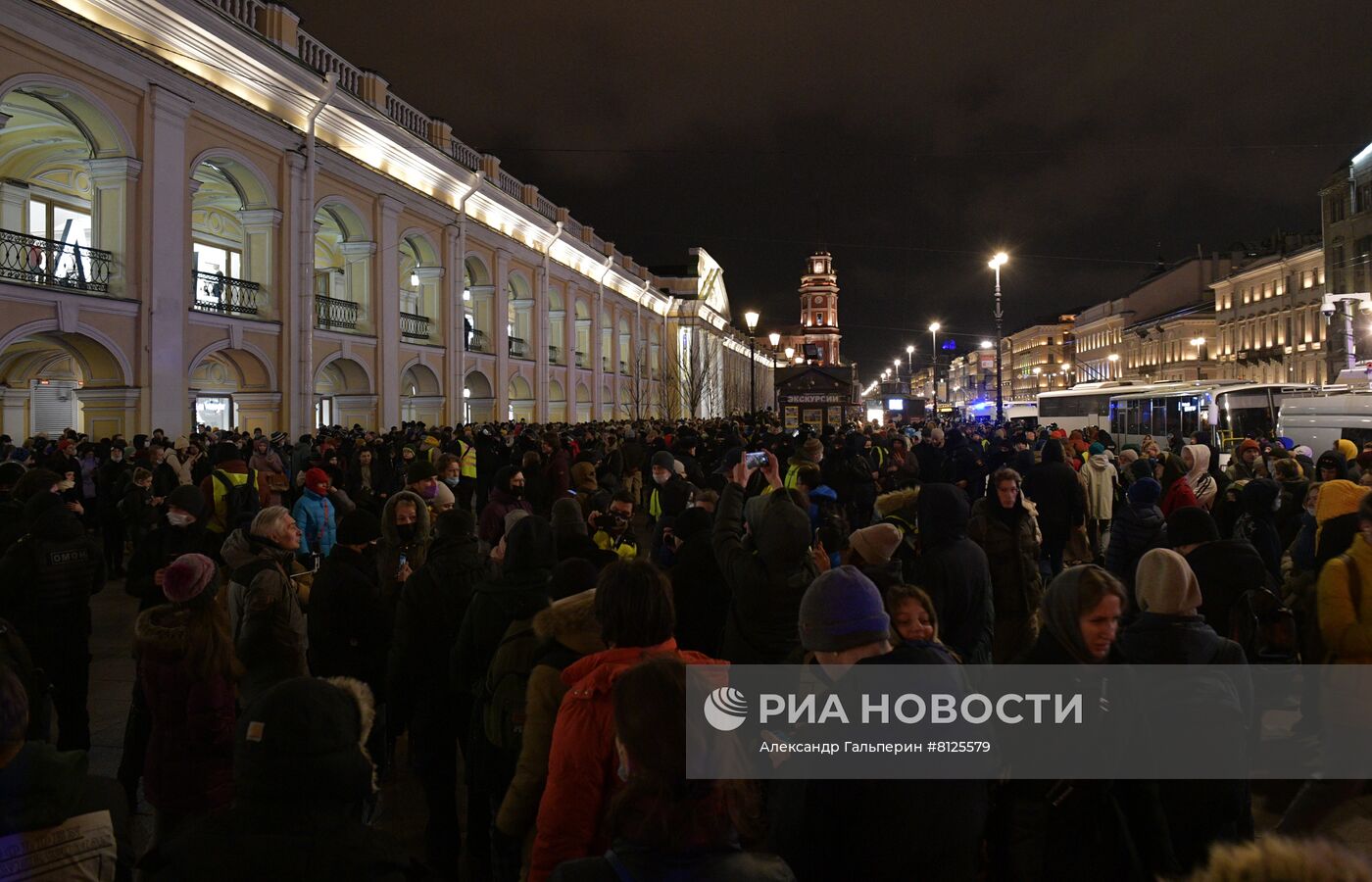Несогласованные акции против операции по демилитаризации Украины