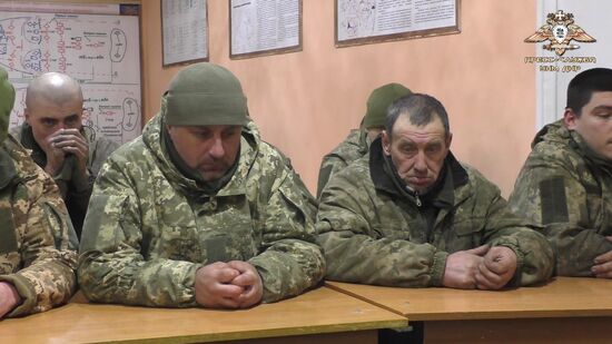 Украинские военные, отказавшиеся от участия в боевых действиях с военнослужащими ВСУ