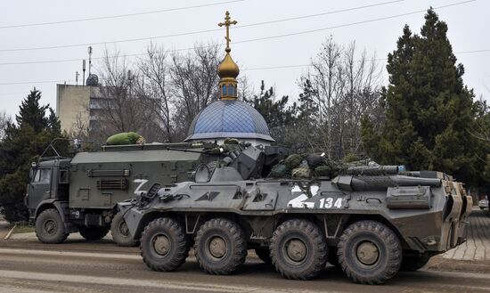 Ситуация на границе Крыма с Украиной