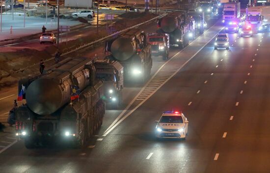 Пусковые установки "Ярс" перебазируют в Подмосковье для подготовки к параду Победы