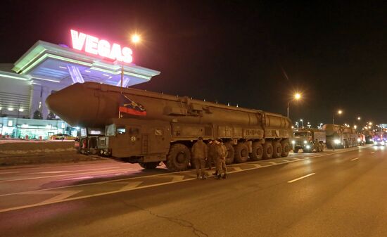 Пусковые установки "Ярс" перебазируют в Подмосковье для подготовки к параду Победы