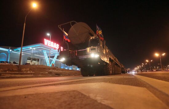 Пусковые установки "Ярс" перебазируют в Подмосковье для подготовки к параду Победы