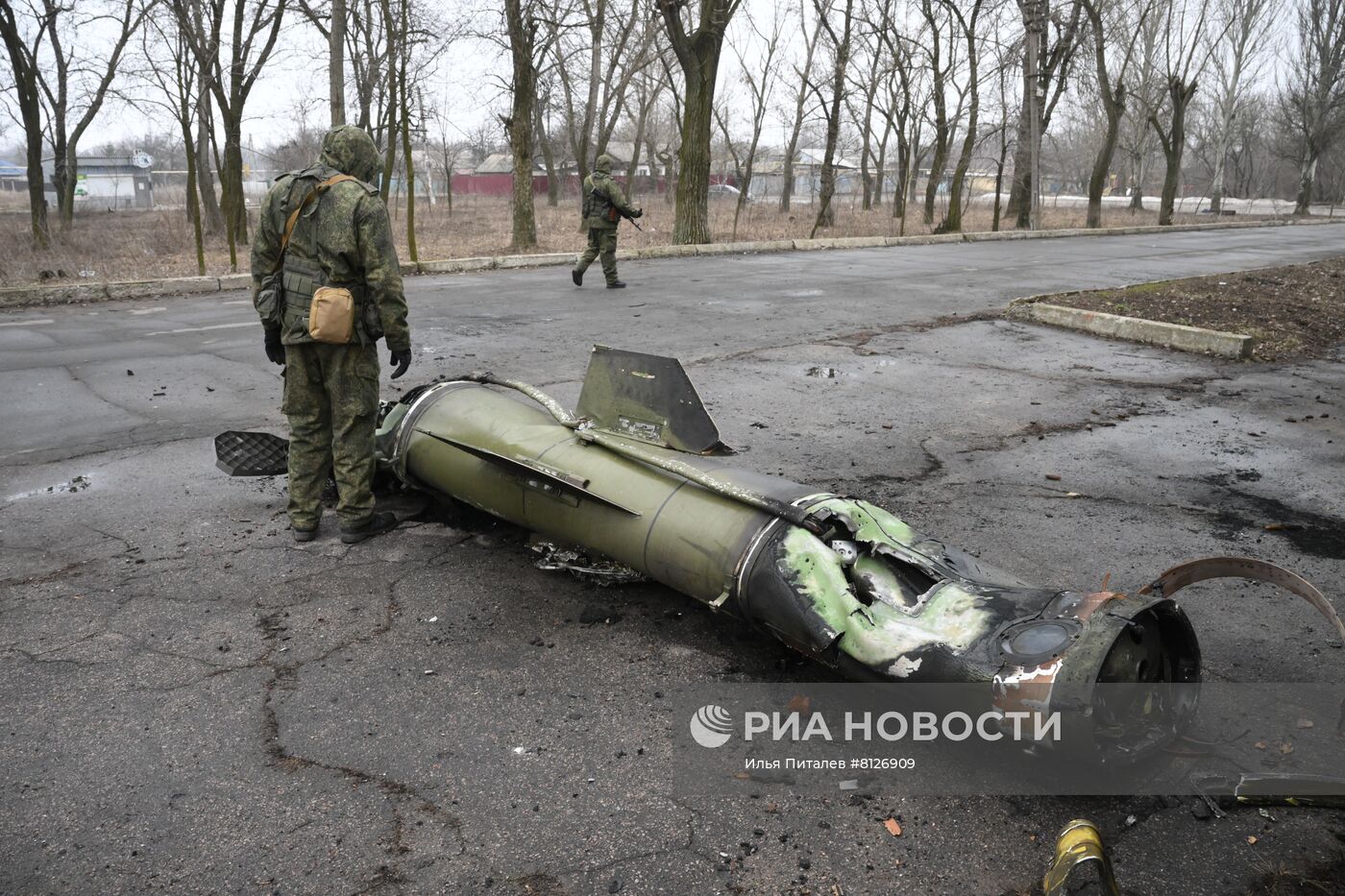 Остатки украинских ракет "Точка-У" на территории ДНР