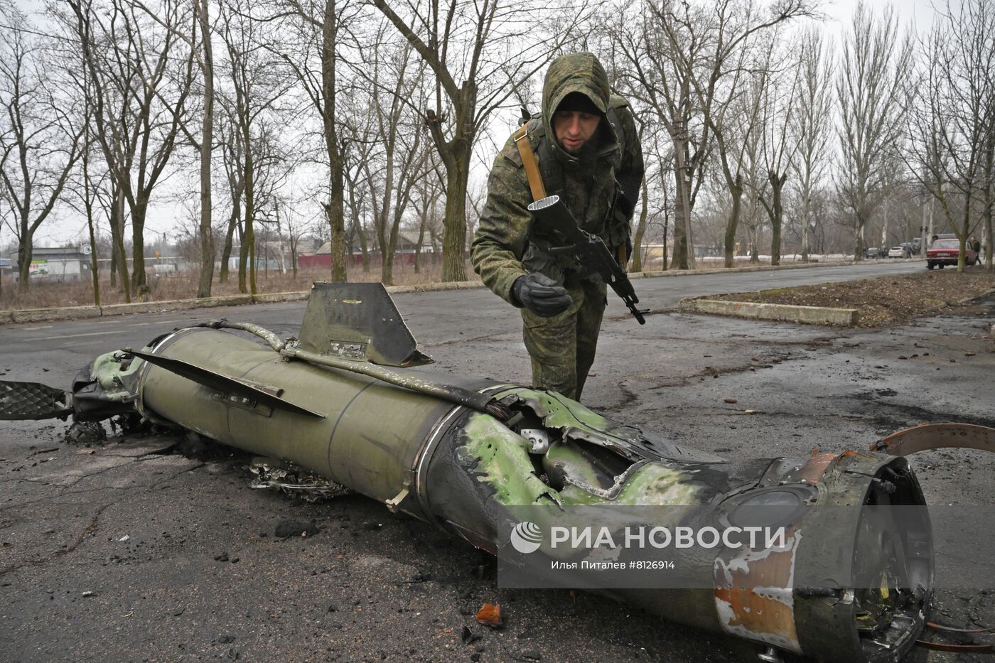 Остатки украинских ракет "Точка-У" на территории ДНР