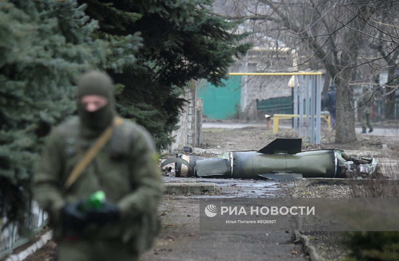 Остатки украинских ракет "Точка-У" на территории ДНР