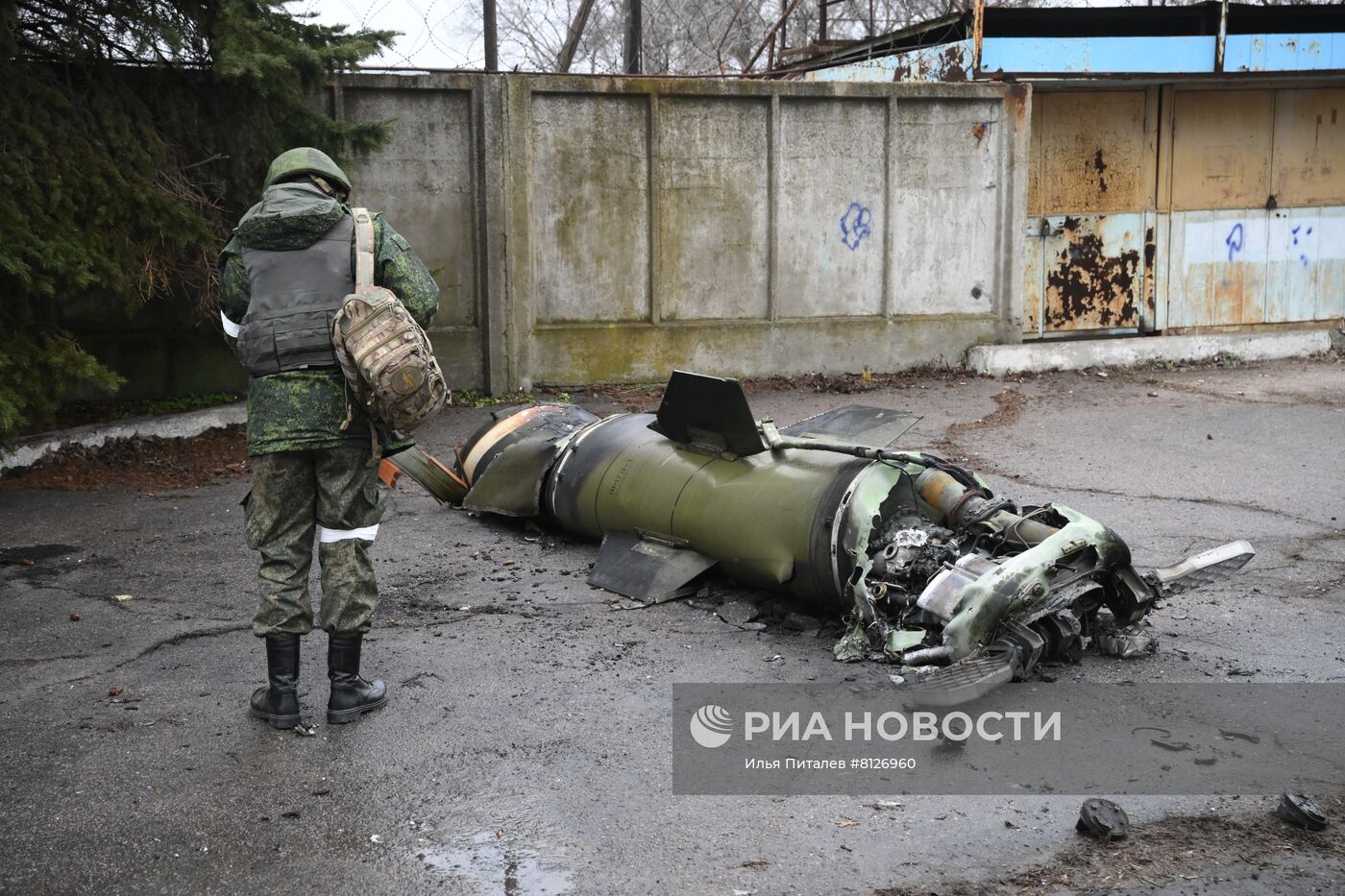 Остатки украинских ракет "Точка-У" на территории ДНР