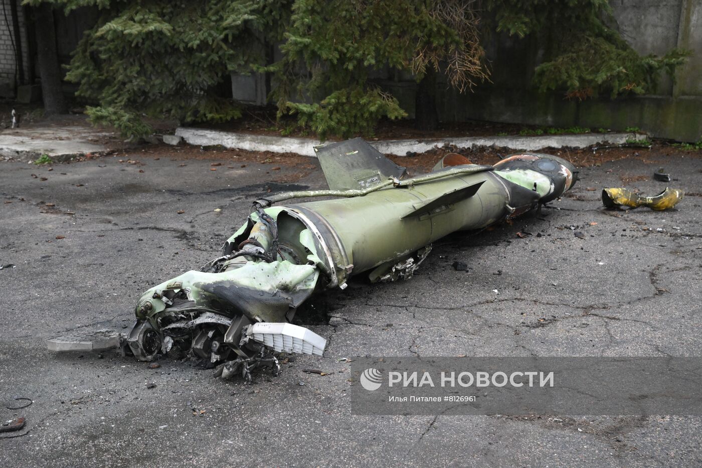 Остатки украинских ракет "Точка-У" на территории ДНР