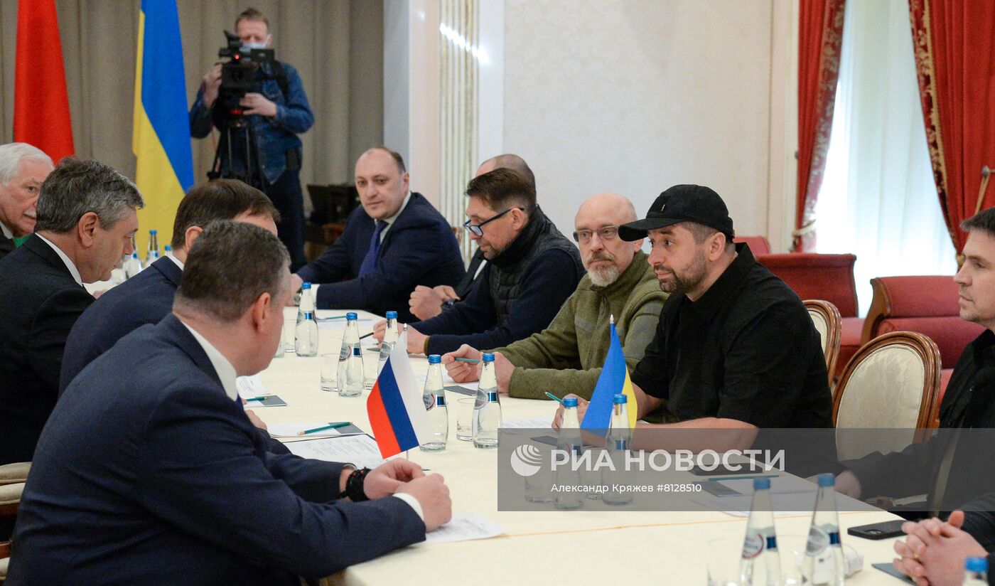 Переговоры России и Украины в Гомельской области