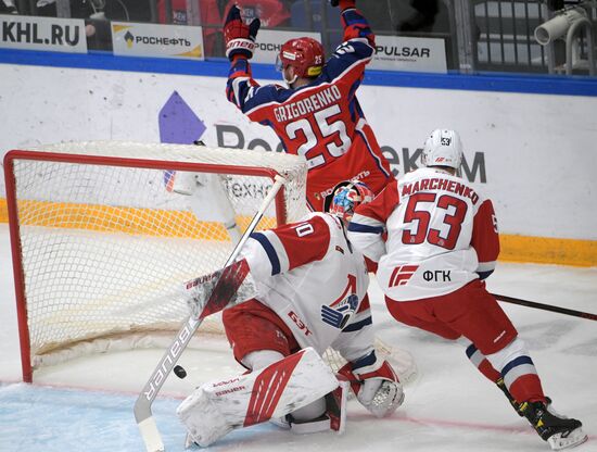 Хоккей. КХЛ. Матч ЦСКА - "Локомотив"